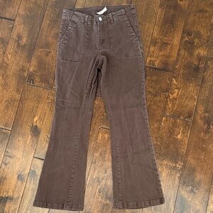 Classic Brown Flare Women's Jeans